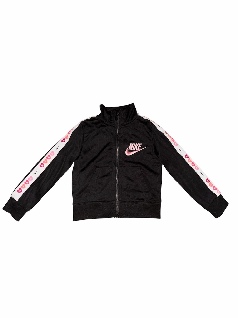 Nike girls black zip-up jacket